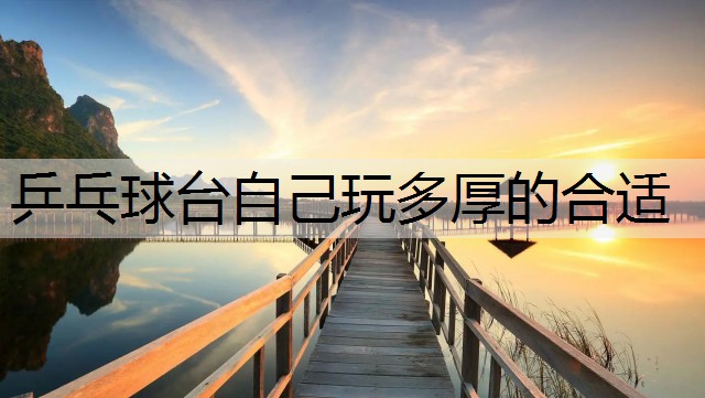 乒乓球台自己玩多厚的合适