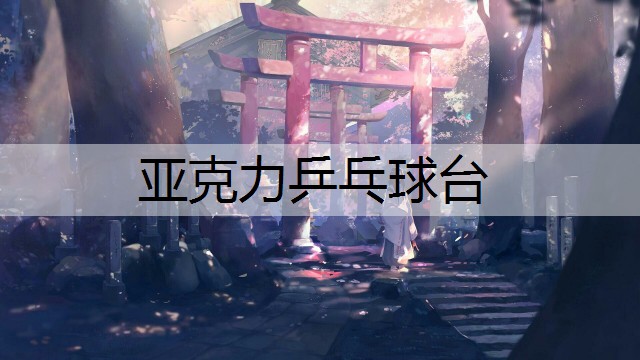 亚克力乒乓球台
